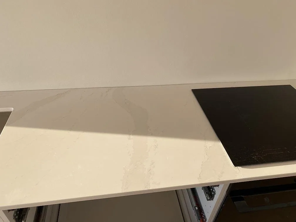 Køkkenbordplade i Silestone Eternal Calacatta Gold, Halmstad – billede 3