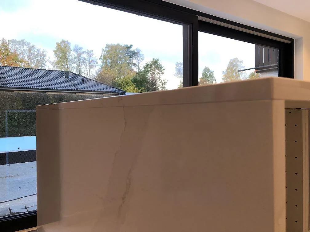 Køkkenbordplade i Silestone Eternal Calacatta Gold, Höör – billede 2