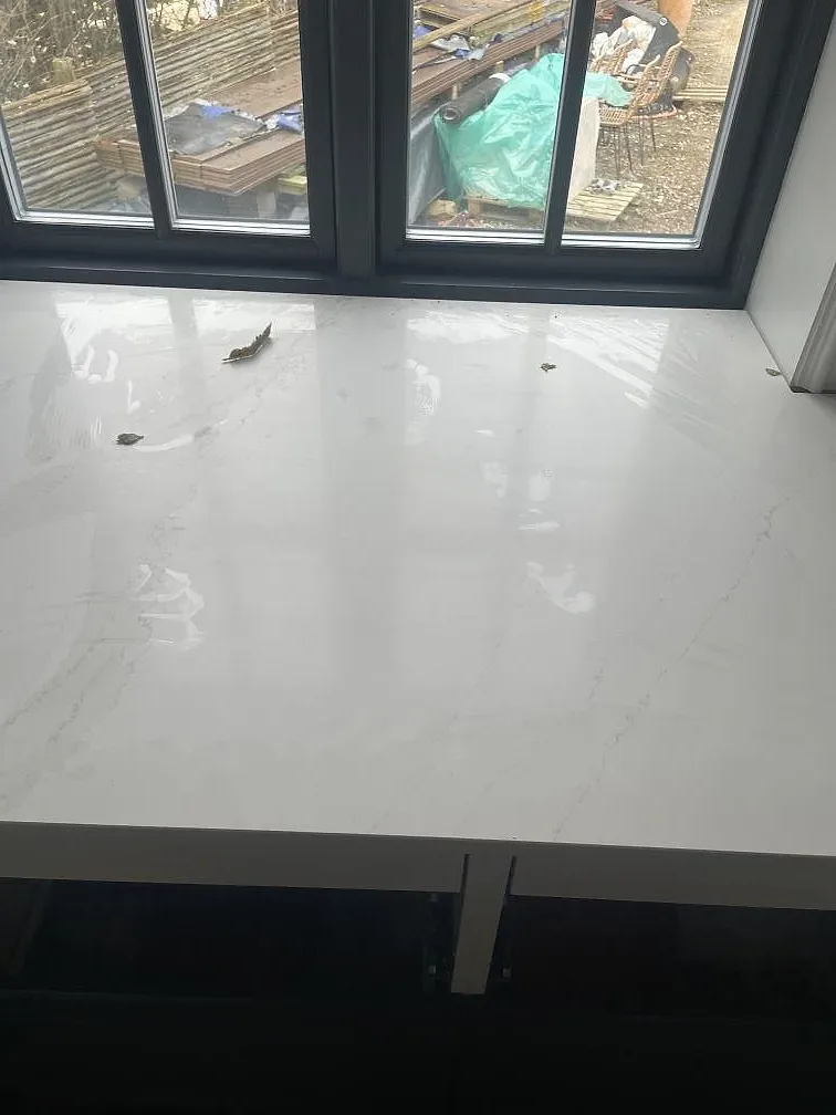 Køkkenbordplade i Silestone Eternal Calacatta Gold, Hornbæk – billede 5