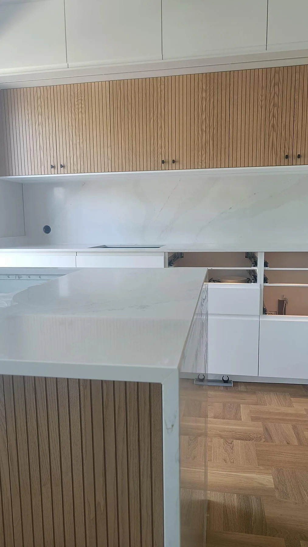 Køkkenbordplade i Silestone Eternal Calacatta Gold, Limhamn – billede 6