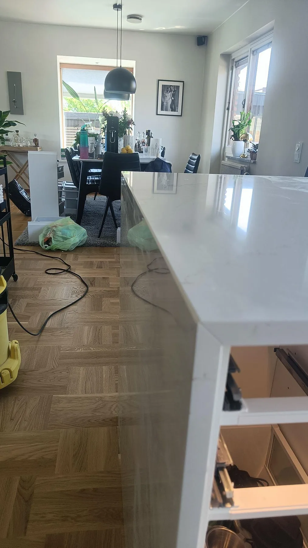 Køkkenbordplade i Silestone Eternal Calacatta Gold, Limhamn – billede 7