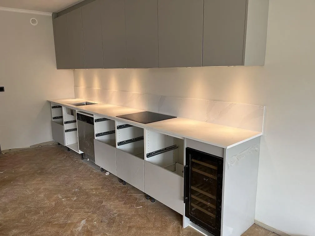 Køkkenbordplade i Silestone Eternal Calacatta Gold, Malmö – billede 4