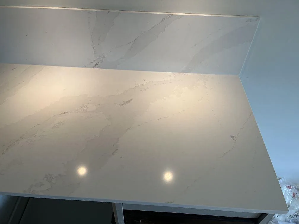 Køkkenbordplade i Silestone Eternal Calacatta Gold, Malmö – billede 2