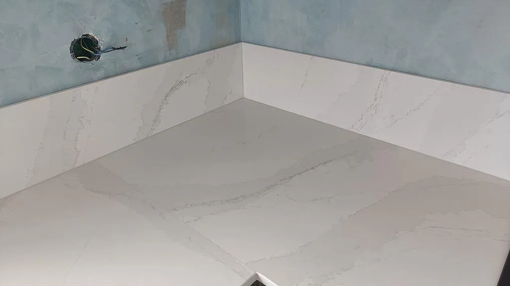Køkkenbordplade i Silestone Eternal Calacatta Gold, Malmö – billede 6