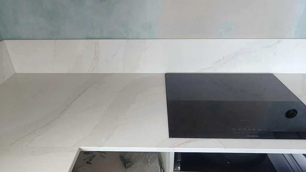 Køkkenbordplade i Silestone Eternal Calacatta Gold, Malmö – billede 7