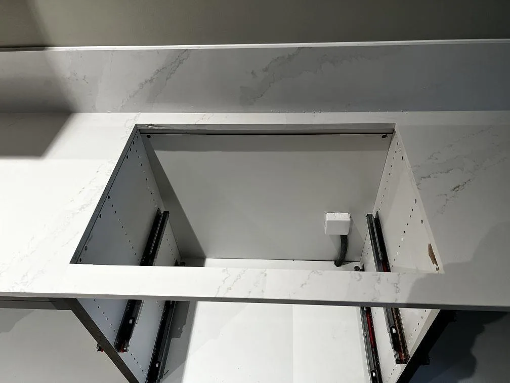 Køkkenbordplade i Silestone Eternal Calacatta Gold, Malmö – billede 3