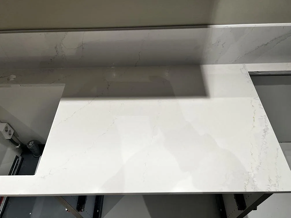 Køkkenbordplade i Silestone Eternal Calacatta Gold, Malmö – billede 4