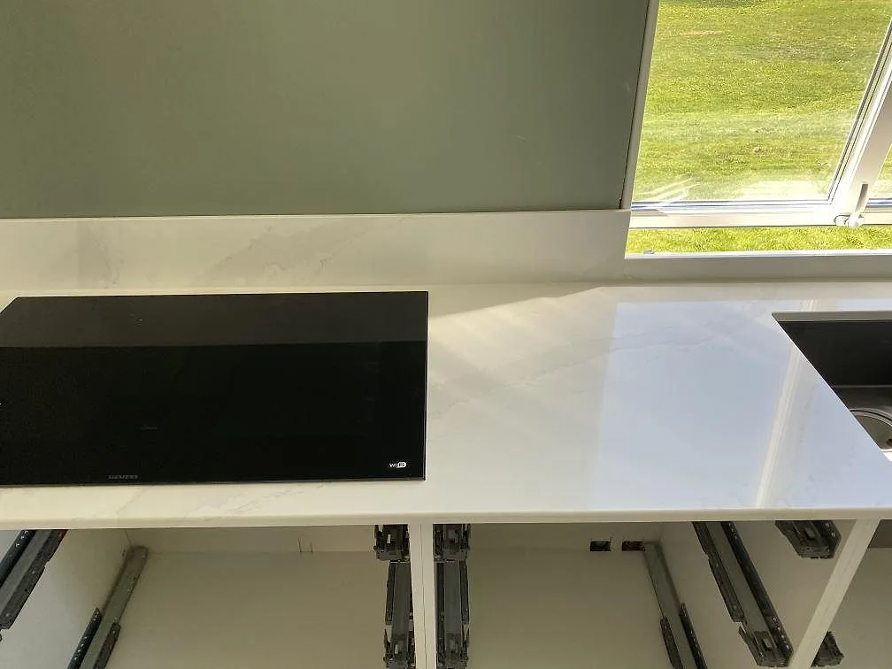 Køkkenbordplade i Silestone Eternal Calacatta Gold, Skövde – billede 7