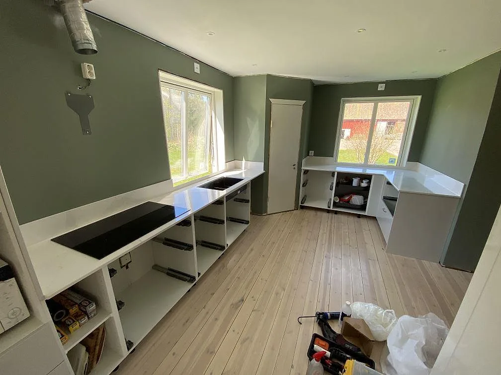 Køkkenbordplade i Silestone Eternal Calacatta Gold, Skövde – billede 8