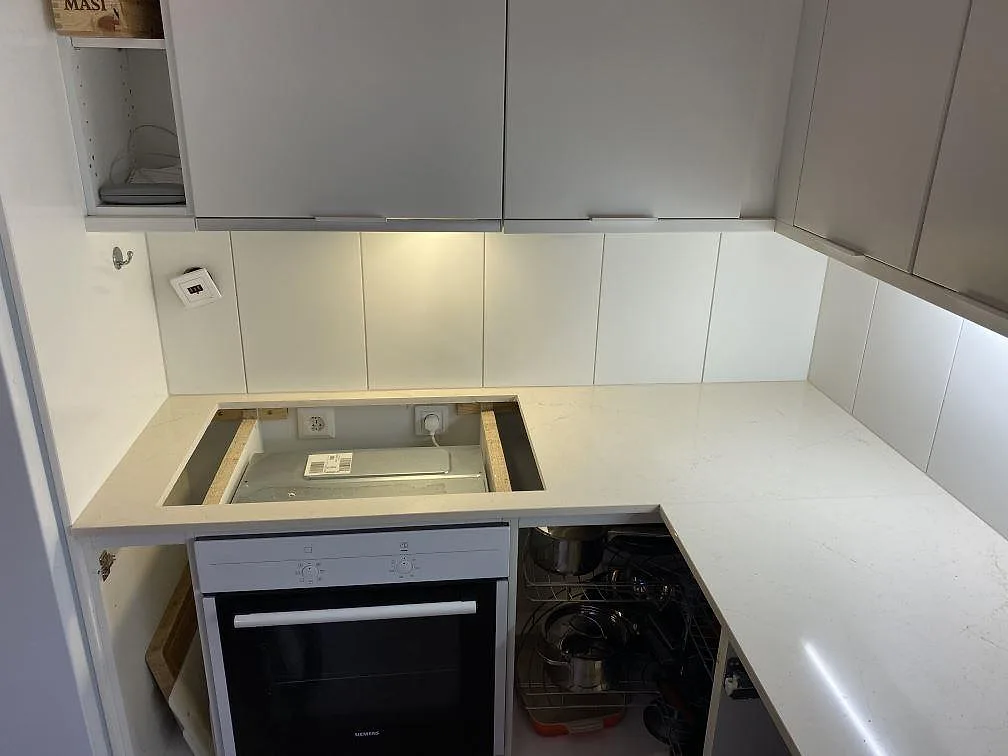 Køkkenbordplade i Silestone Eternal Marfil, Lomma – billede 2