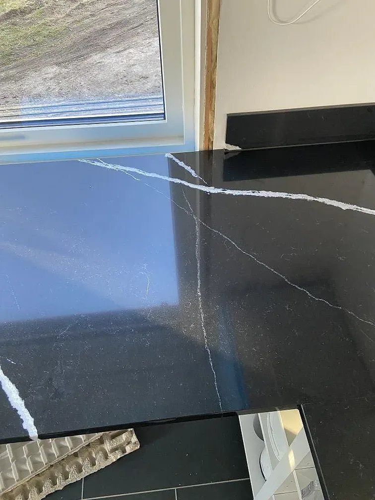 Køkkenbordplade i Silestone Eternal Marquina, Eslöv – billede 5
