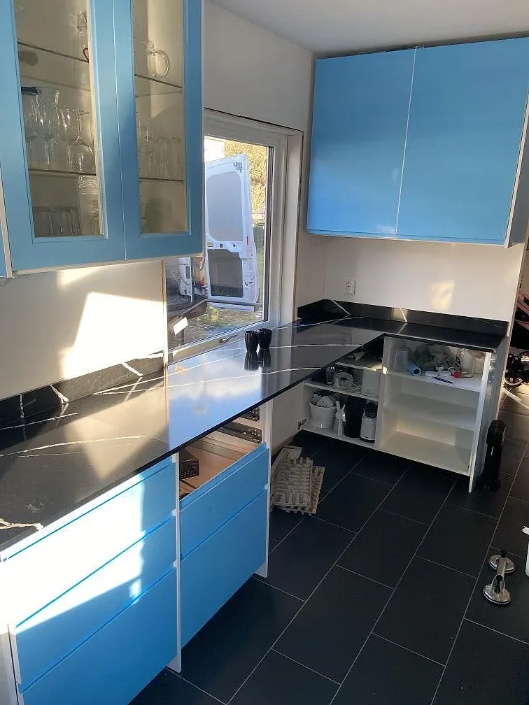 Køkkenbordplade i Silestone Eternal Marquina, Eslöv – billede 6