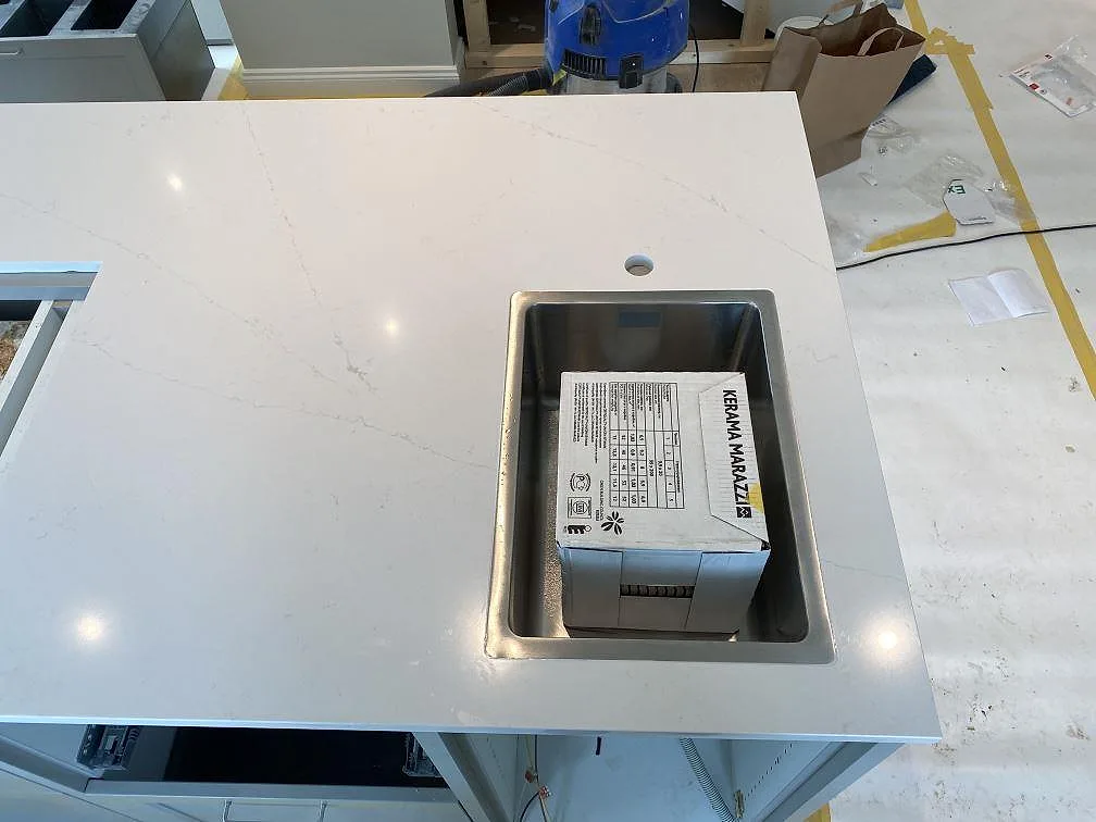 Køkkenbordplade i Silestone Eternal Statuario, Åryd – billede 2