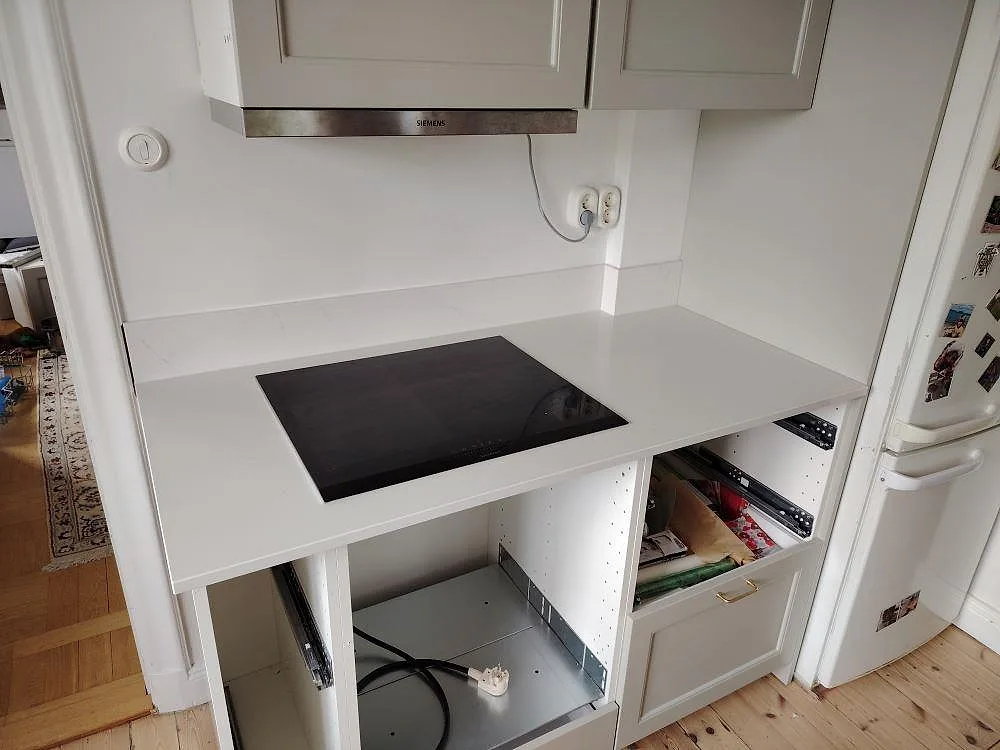 Køkkenbordplade i Silestone Eternal Statuario, Älvsjö – billede 2