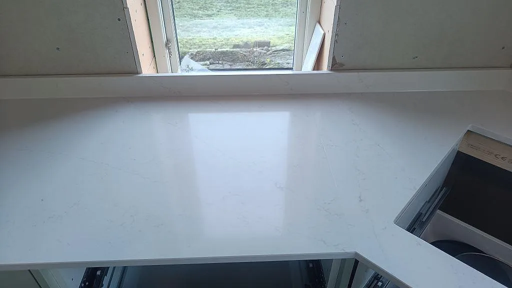 Køkkenbordplade i Silestone Eternal Statuario, Alingsås – billede 4