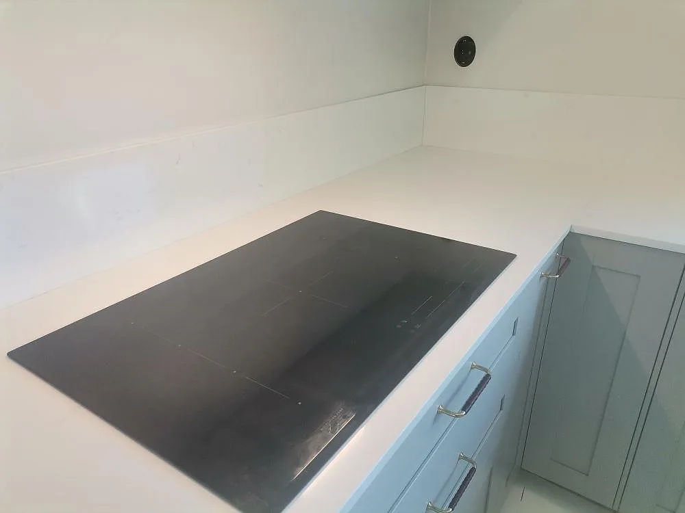Køkkenbordplade i Silestone Eternal Statuario, Bromma