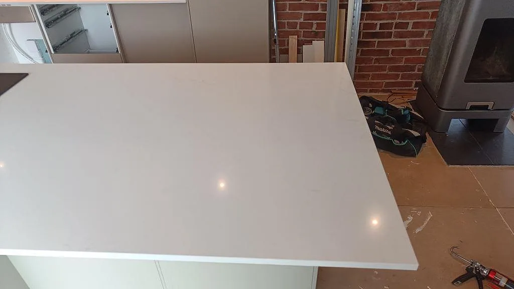 Køkkenbordplade i Silestone Eternal Statuario, Halmstad – billede 4