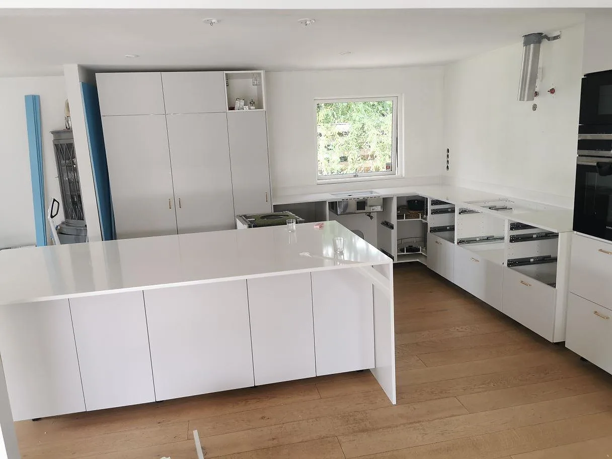Køkkenbordplade i Silestone Eternal Statuario, Höllviken