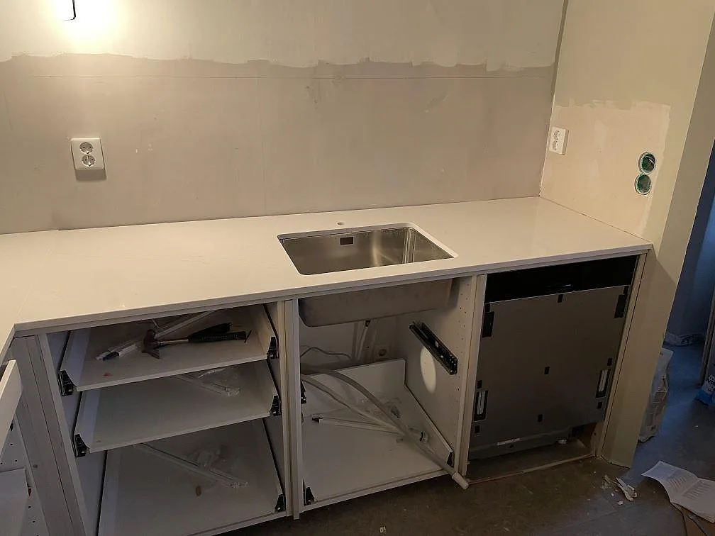 Køkkenbordplade i Silestone Eternal Statuario, Kävlinge – billede 2