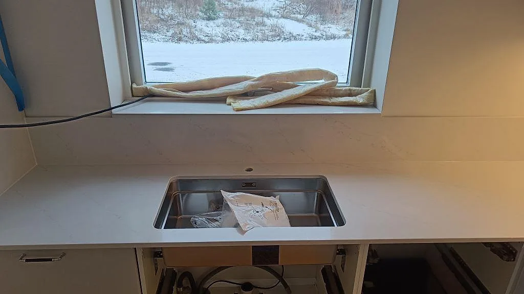 Køkkenbordplade i Silestone Eternal Statuario, Karlshamn – billede 2