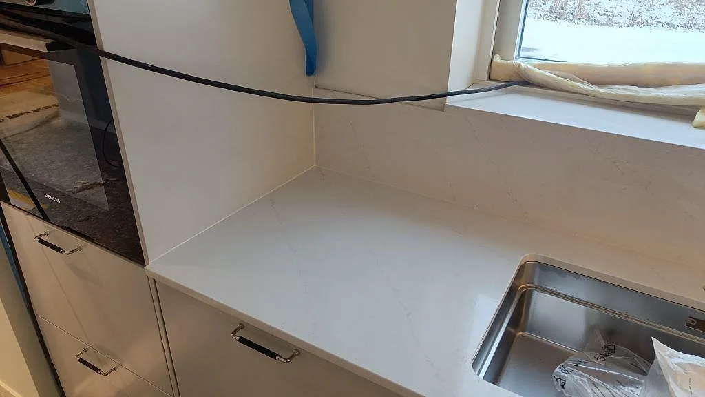 Køkkenbordplade i Silestone Eternal Statuario, Karlshamn – billede 6