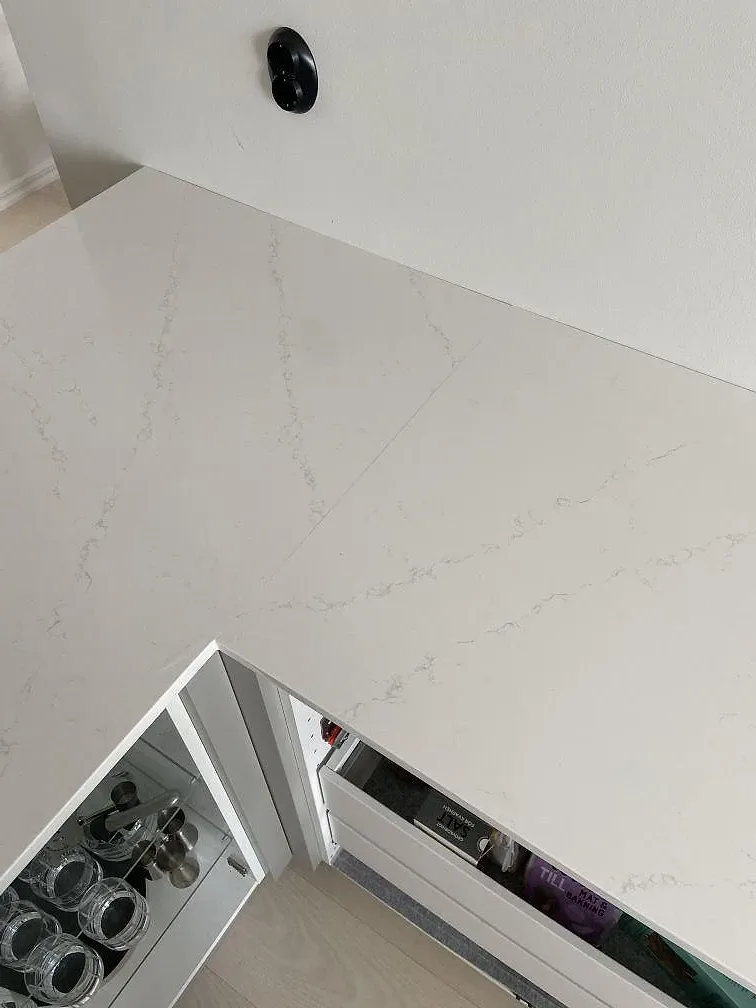 Køkkenbordplade i Silestone Eternal Statuario, Kungsbacka – billede 5