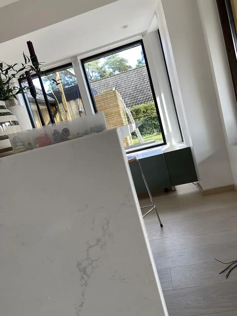Køkkenbordplade i Silestone Eternal Statuario, Löddeköpinge – billede 4