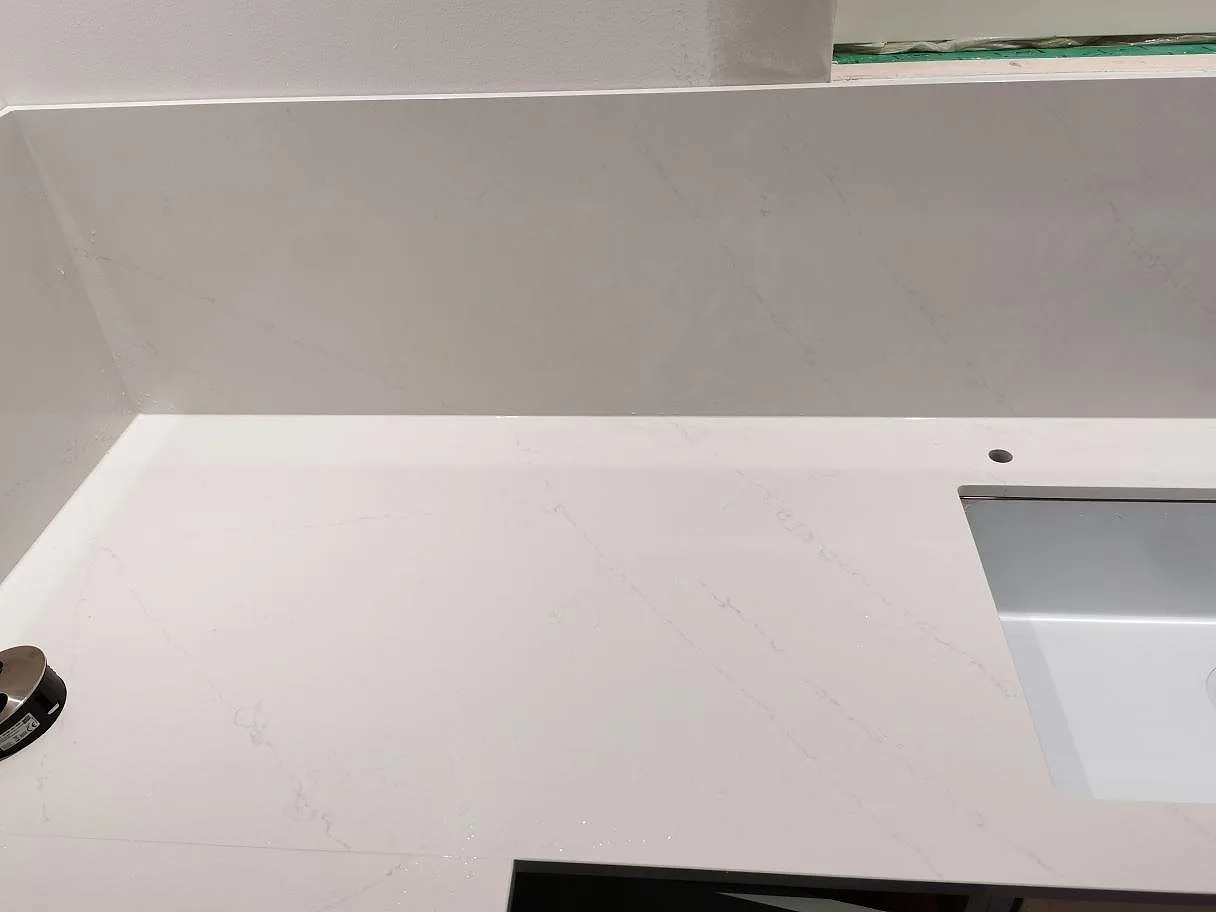 Køkkenbordplade i Silestone Eternal Statuario, Löddeköpinge – billede 7