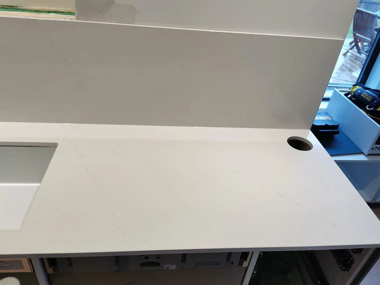 Køkkenbordplade i Silestone Eternal Statuario, Löddeköpinge – billede 6