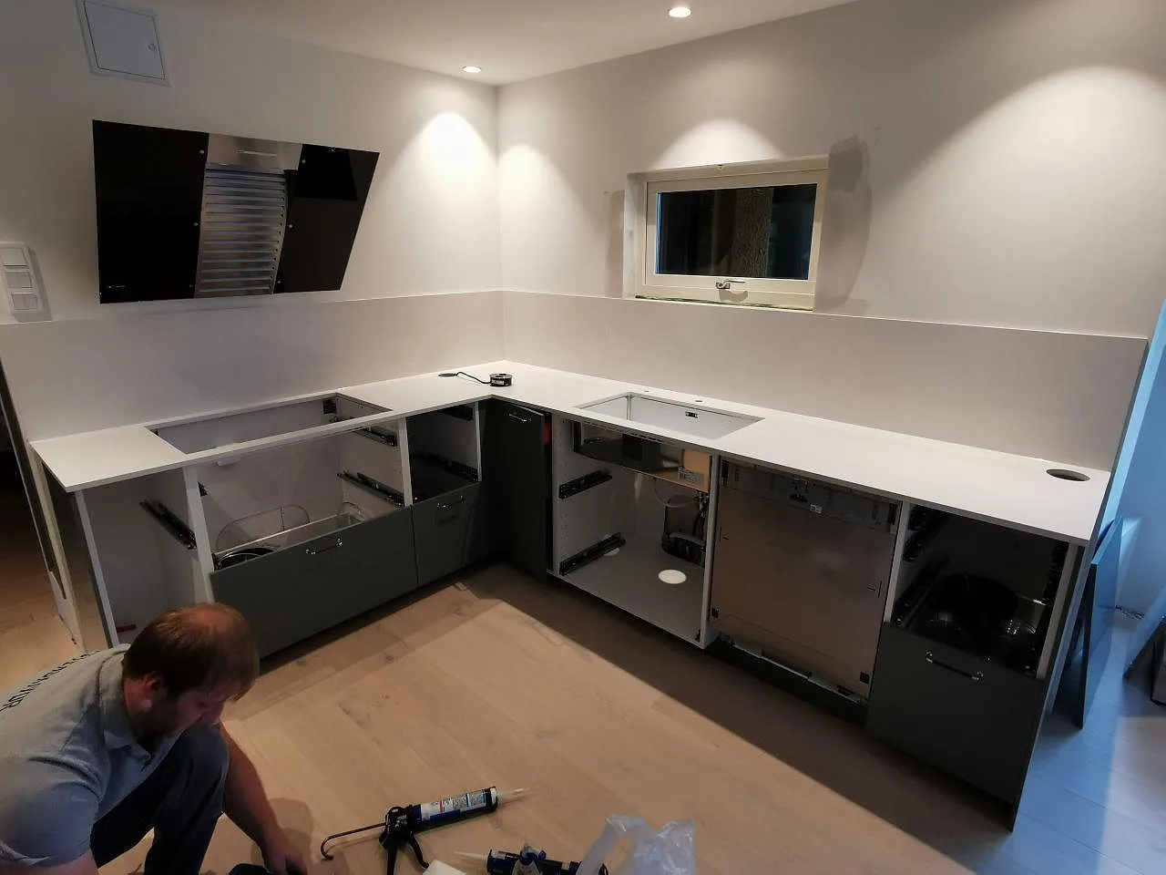 Gennemført projekt: Køkkenbordplade i Silestone Eternal Statuario, Löddeköpinge.
