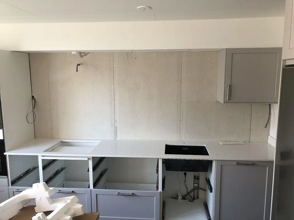 Køkkenbordplade i Silestone Eternal Statuario, Malmö