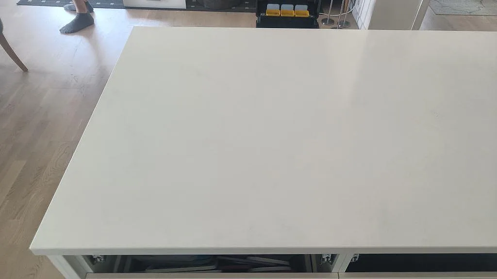 Gennemført projekt: Køkkenbordplade i Silestone Eternal Statuario, Trollhättan.