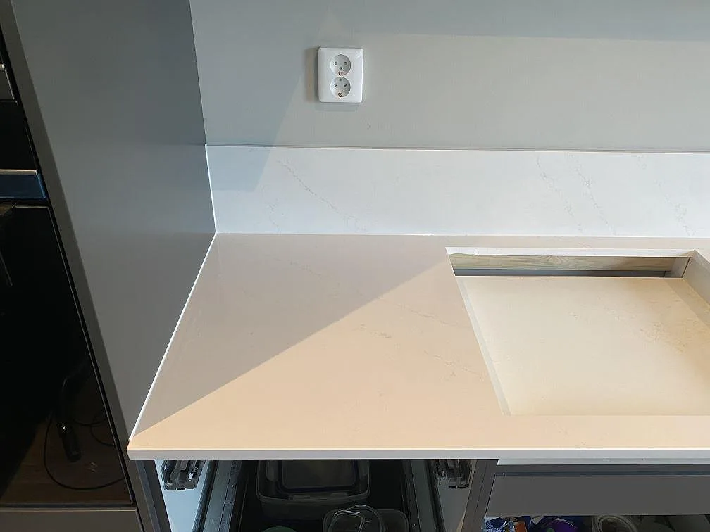 Køkkenbordplade i Silestone Eternal Statuario, Vellinge – billede 4
