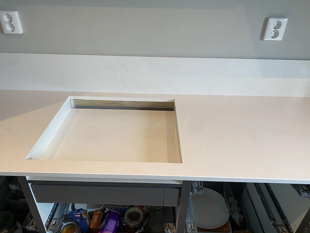 Køkkenbordplade i Silestone Eternal Statuario, Vellinge – billede 6