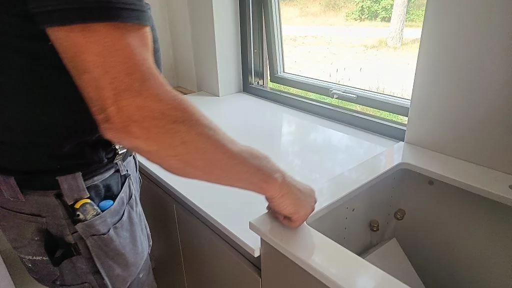 Køkkenbordplade i Silestone Eternal Statuario, Ystad – billede 2