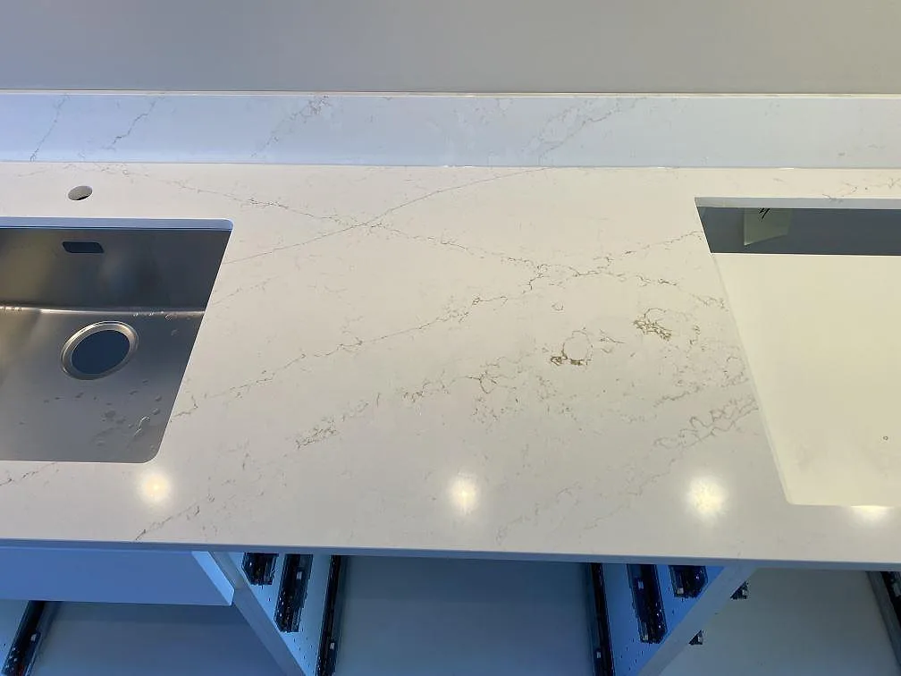 Køkkenbordplade i Silestone Ethereal Glow, Halmstad – billede 3