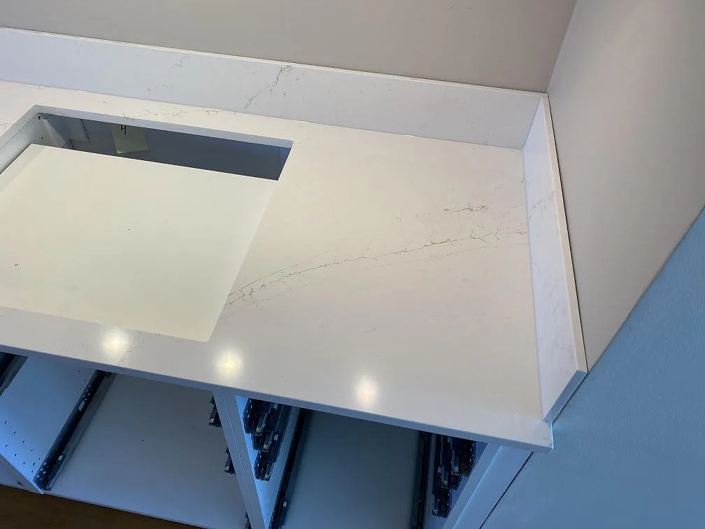 Køkkenbordplade i Silestone Ethereal Glow, Halmstad – billede 5