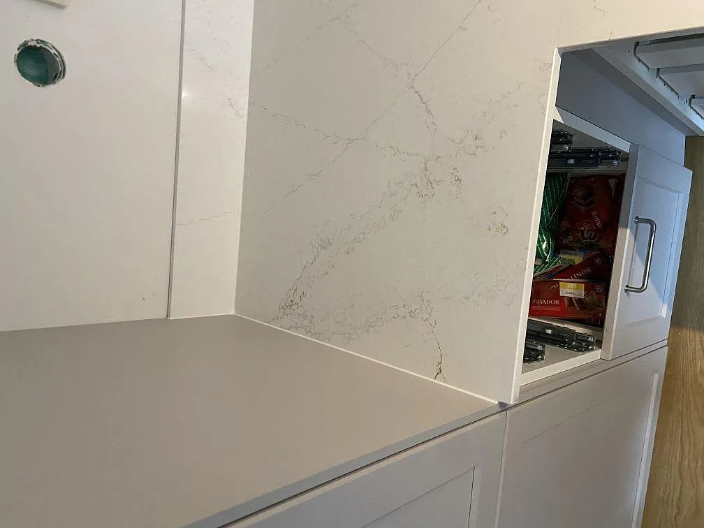 Køkkenbordplade i Silestone Ethereal Glow, Lund – billede 2