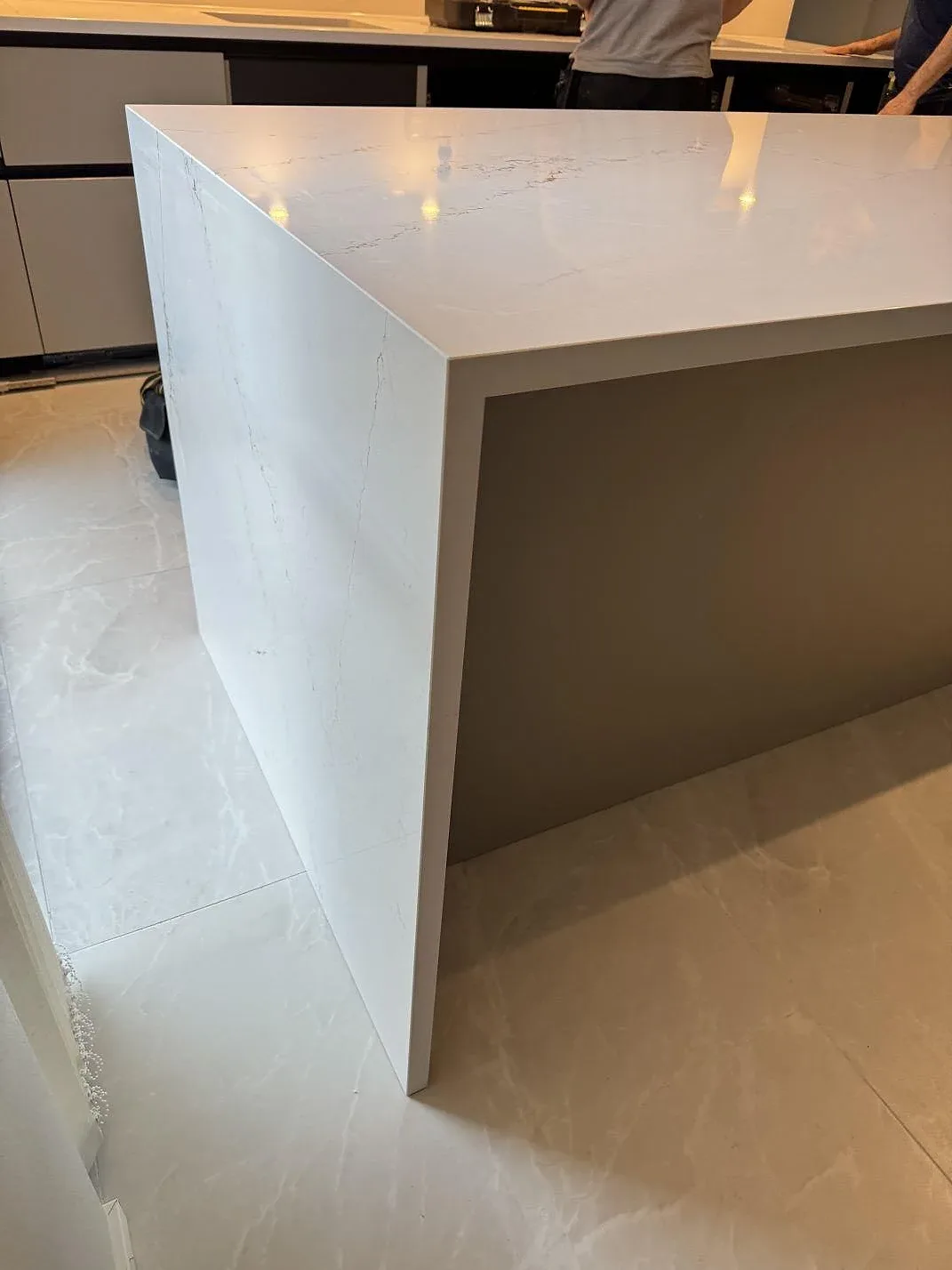Køkkenbordplade i Silestone Ethereal Glow, Lund – billede 6
