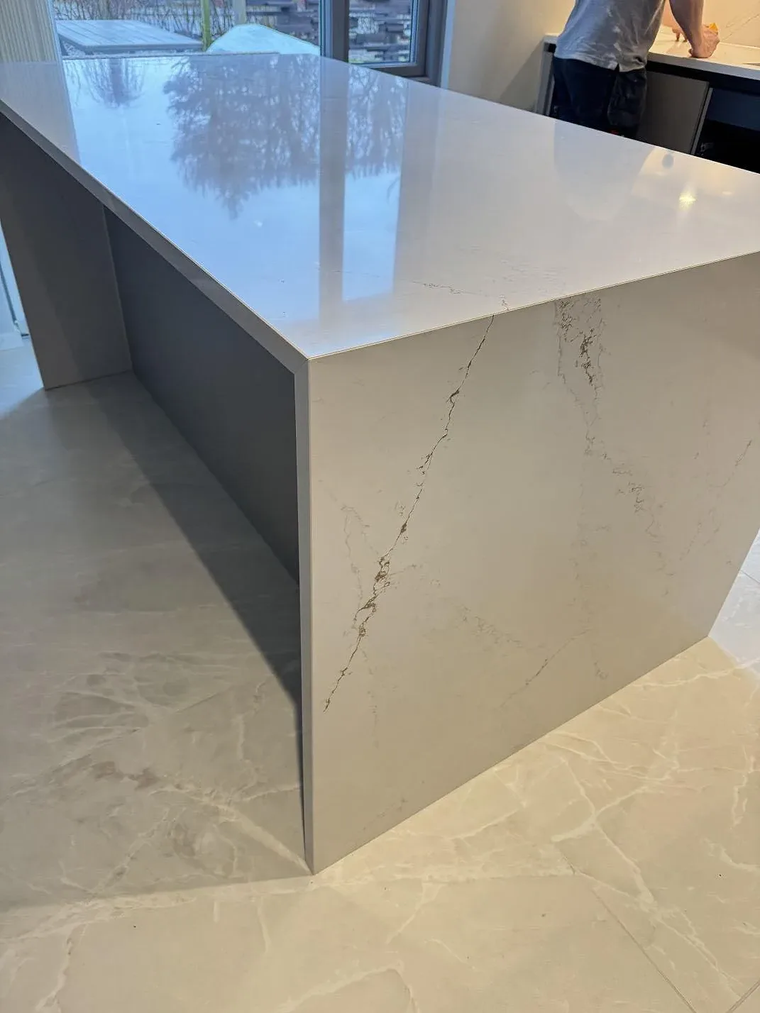 Køkkenbordplade i Silestone Ethereal Glow, Lund – billede 3