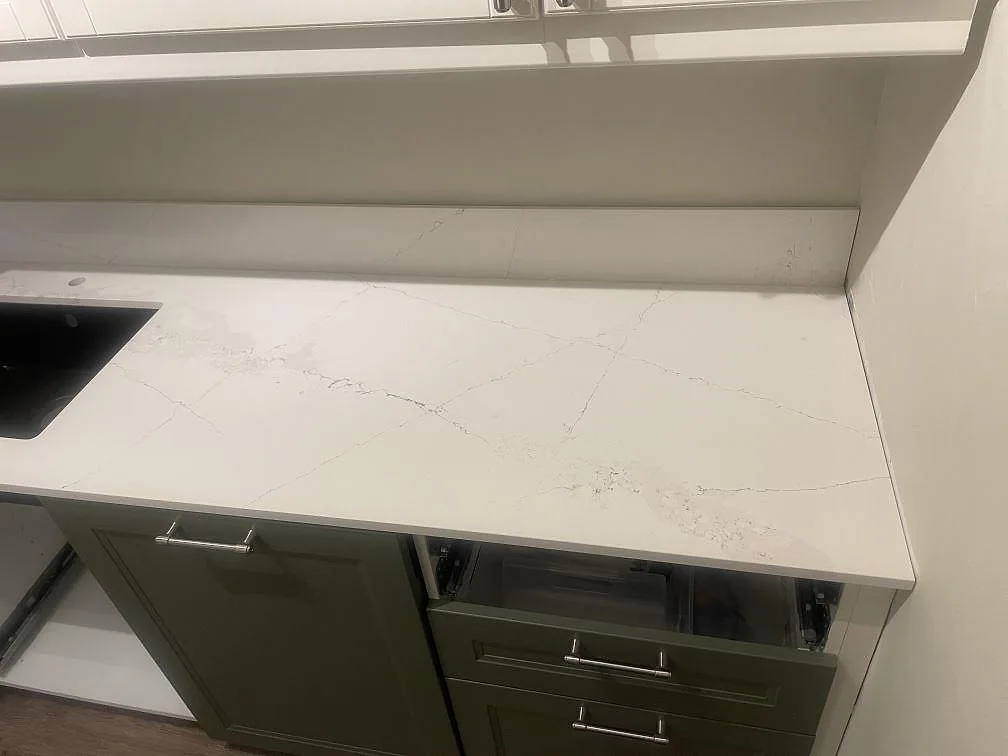 Køkkenbordplade i Silestone Ethereal Haze, Helsingborg – billede 3