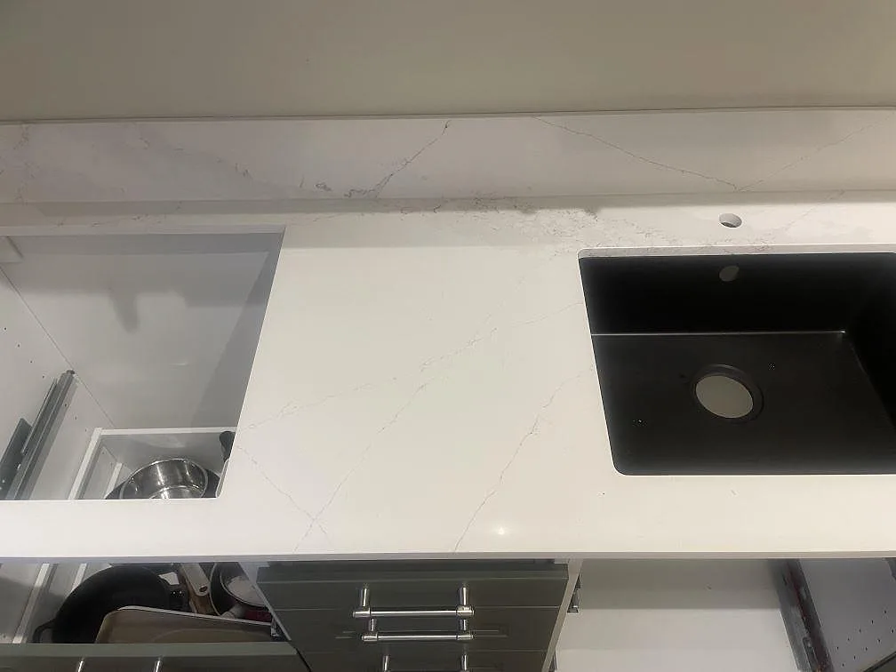 Køkkenbordplade i Silestone Ethereal Haze, Helsingborg – billede 5
