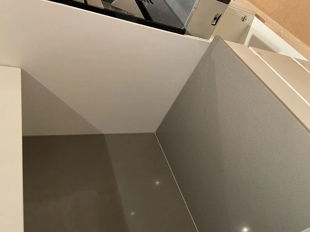 Køkkenbordplade i Silestone Gris Expo, Mölnlycke – billede 4