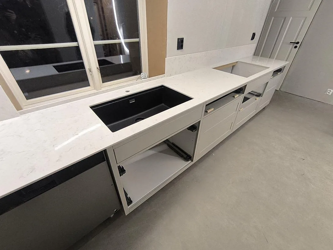 Køkkenbordplade i Silestone Lagoon, Avesta – billede 2