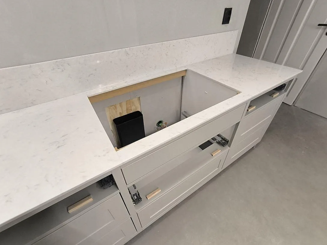 Køkkenbordplade i Silestone Lagoon, Avesta – billede 4