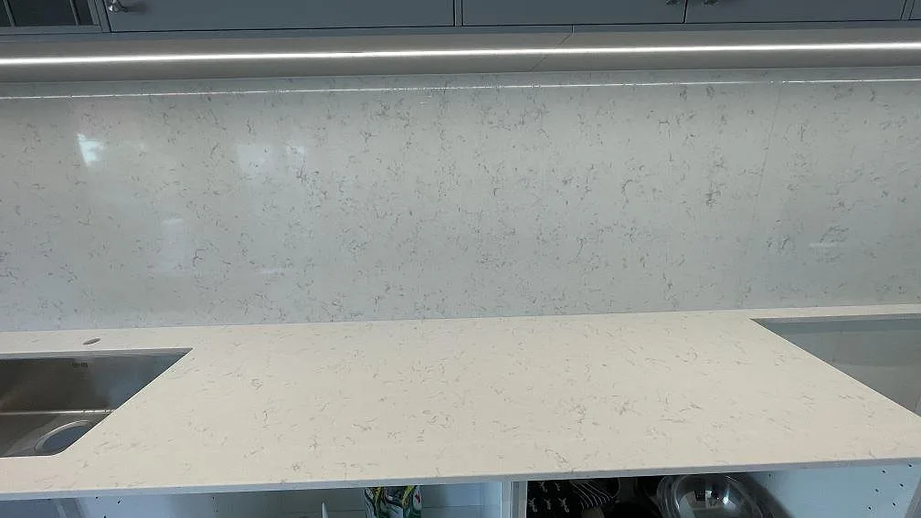 Køkkenbordplade i Silestone Lagoon, Billdal – billede 6