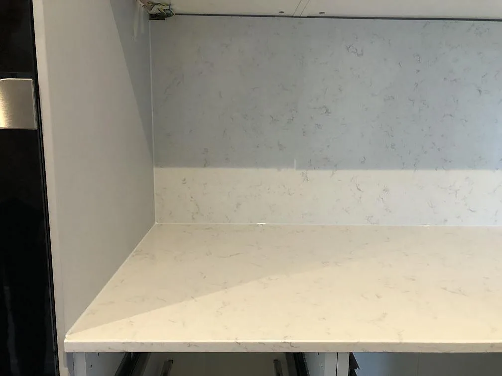 Køkkenbordplade i Silestone Lagoon, Falsterbo – billede 3