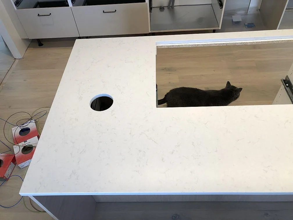 Køkkenbordplade i Silestone Lagoon, Fjälkinge – billede 5
