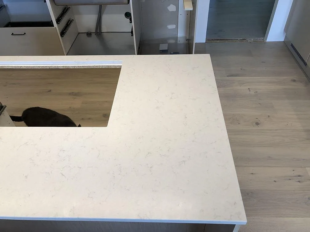 Køkkenbordplade i Silestone Lagoon, Fjälkinge – billede 6