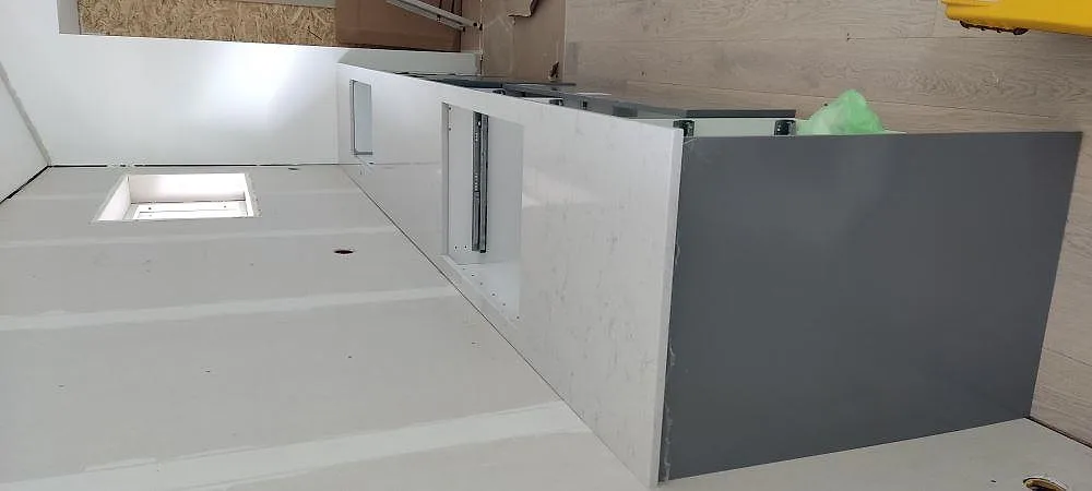 Køkkenbordplade i Silestone Lagoon, Hässleholm – billede 4